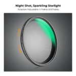 Filtro de estrella variable 77mm K&F Concept - Imagen 2