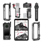 Jaula + protector de lente y pantalla para Insta360 X3 - Imagen 2