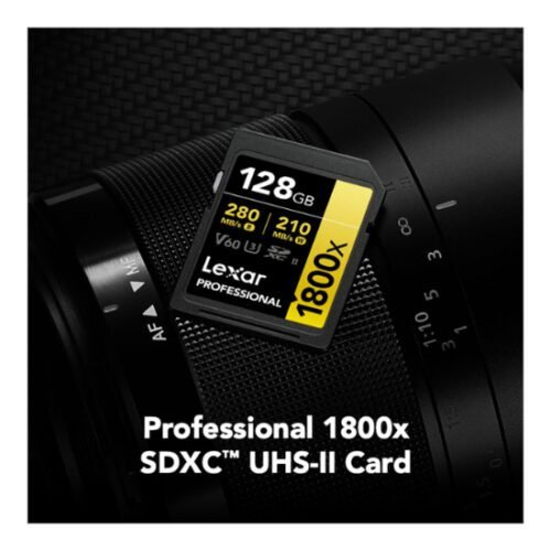 Memoria Lexar GOLD UHS-II SDXC 128GB / 280Mbps 1800x - Imagen 3