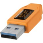 Cable TetherPro USB 3.0 a Micro-B (4.6m) Naranja - Imagen 2