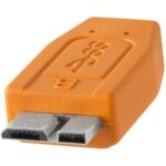 Cable TetherPro USB 3.0 a Micro-B (4.6m) Naranja - Imagen 3