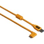 Cable TetherPro USB 3.0 a Micro-B de ángulo recto (4.6m) Naranja - Imagen 2