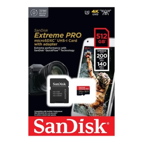 Memoria SanDisk Extreme Pro MicroSD 512Gb / 200 Mbps - Imagen 4