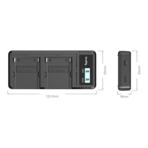 Cargador Dual para Sony NP-F970 - Smallrig 4086 - Imagen 3