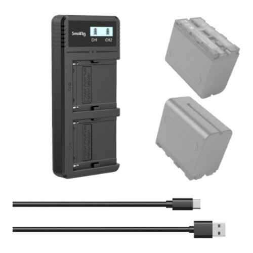 Cargador Dual para Sony NP-F970 - Smallrig 4086 - Imagen 2