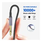 Cable de audio estéreo TRS 6.5mm macho a 3.5mm macho - Imagen 3