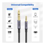 Cable de audio estéreo TRS 6.5mm macho a 3.5mm macho - Imagen 4
