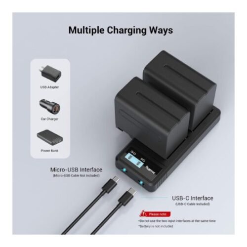 Cargador Dual para Sony NP-F970 - Smallrig 4086 - Imagen 7