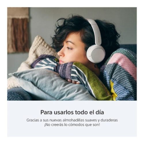 Sony WH-CH520 Audifonos inalámbricos con micrófono (Blanco) - Imagen 8