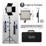 Kit de 3 luces RGB GVM 850D - Imagen 2