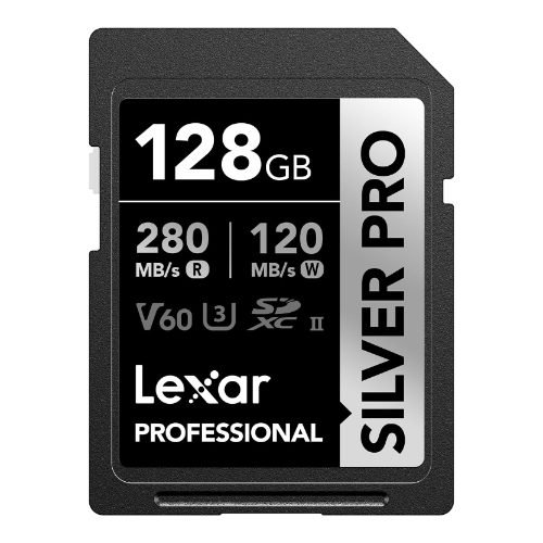 Lexar SDXC Silver Pro UHS-II V60 128Gb