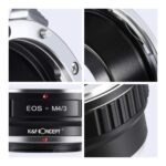 Adaptador K&F Concept para Canon EOS EF a M4/3 MFT - Imagen 6