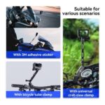 Abrazadera para motocicleta