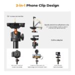 Trípode selfie stick MS08 de 62" K&F Concept - Imagen 5