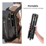 Tripode Cenital K&F T255A4+BH-32L K&F KF09.085V6 (Dorado 1,7mts) - Imagen 4