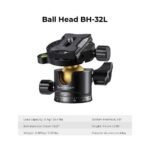 Tripode Cenital K&F T255A4+BH-32L K&F KF09.085V6 (Dorado 1,7mts) - Imagen 3