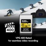 Lexar CFexpress 320GB 900 MBs Tipo A GOLD - Imagen 3