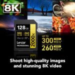 Memoria Lexar SDXC UHS-II 128GB /300Mbps 2000x - Imagen 2