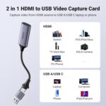 Capturadora de video 4K HDMI a USB-A/USB-C UGREEN 40189 - Imagen 2