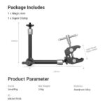 Abrazadera con rosca de 1/4" y 3/8" Smallrig KBUM2732B - Imagen 5