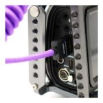 Cable HDMI a HDMI Gerald Undone (4K, Espiral, Morado) - Kondor Blue - Imagen 5