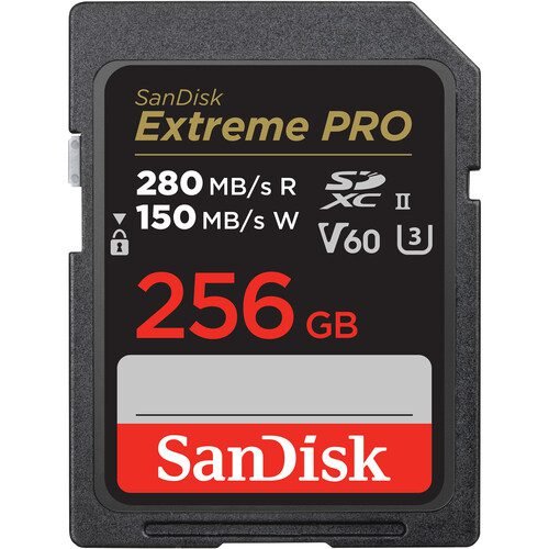 Extreme Pro SDXC 256GB 280MB