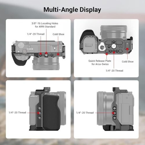 Jaula para ZV-E10 con mango Smallrig 3538B - Imagen 8