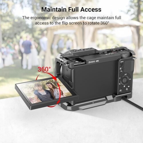 Jaula para ZV-E10 con mango Smallrig 3538B - Imagen 6