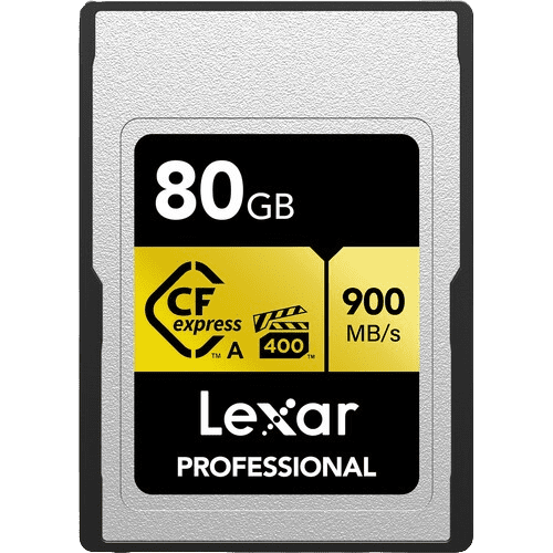 Lexar CFexpress 80GB 900 MBs Tipo A GOLD PNG