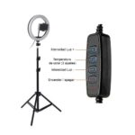 Aro de luz LED de 26 cm con trípode y soporte para celular - Imagen 5
