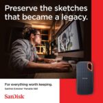 SSD portátil SanDisk Extreme USB 3.2 Gen 2 de 8 TB