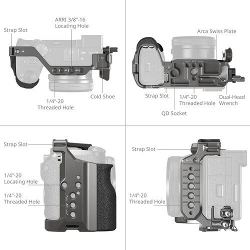 Jaula para Sony a6700 con HawkLock - SmallRig 5060 3 SmallRig 5060