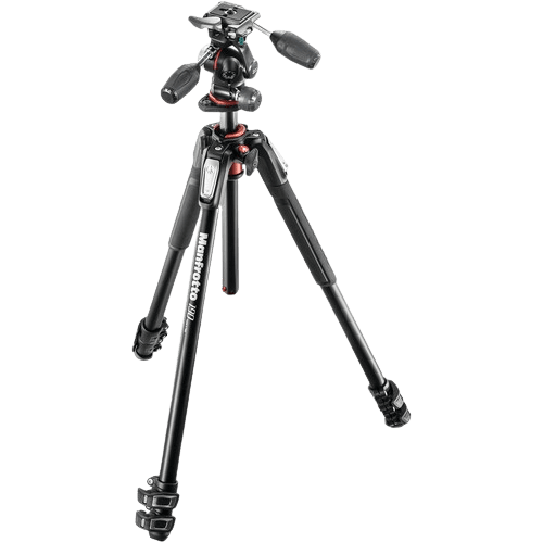 Manfrotto MK190XPRO3 3W con cabezal de 3 vias PNG