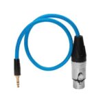 Cable XLR hembra a TRS 3.5mm - Kondor Blue
