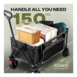 Carrito plegable con ruedas 220 litros