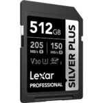 Lexar SDXC Silver Plus UHS-I V30 512Gb