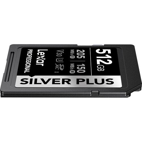 Memoria Lexar SDXC Silver Plus UHS-I V30 512Gb / 205Mbps 5 Lexar SDXC Silver Plus UHS-I V30 512Gb