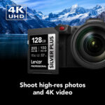 Lexar SDXC Silver Plus UHS-I V30 128Gb