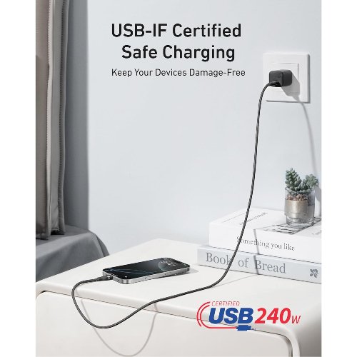 Cable Nano USB C 240w 1.8mts - Anker 11 Cable Nano USB C