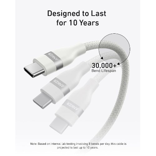 Cable Nano USB C 240w 1.8mts - Anker 3 Cable Nano USB C