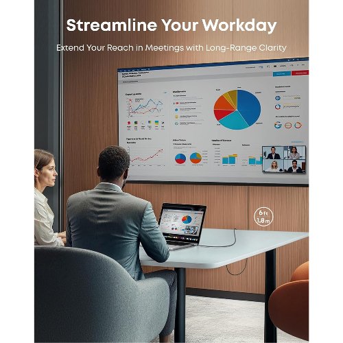 Cable USB C a HDMI 4K a 60Hz 30cm - Anker 7 Cable USB C a HDMI 4K