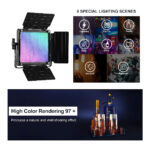 2 luces RGB GVM 850D