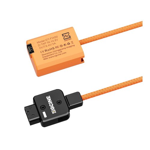 Batería Dummy DT-FW50 D-Tap a NP-FW50 - ZGCINE 3 Batería Dummy DT-FW50