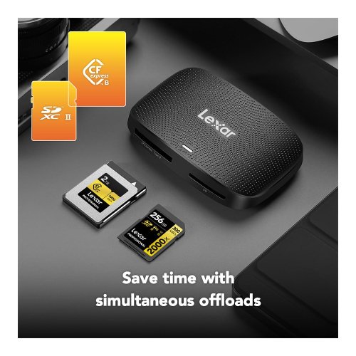 Lector CFexpress tipo B y SD – Lexar LRW520U-RNBNG 3 Lector CFexpress