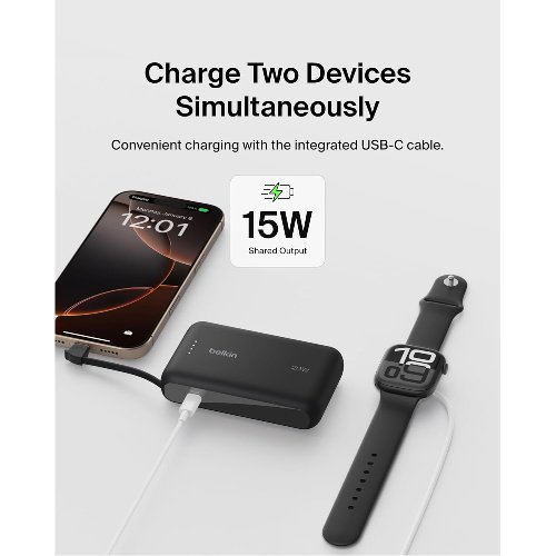 Powerbank Belkin USB-C 10000mAh 20W 4 Powerbank Belkin USB-C