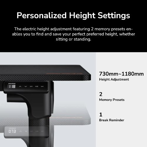 Escritorio Electrico Gamer Cougar E-grav 180 (Negro) 8 Cougar E-grav 18