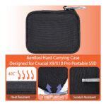 Funda rígida para discos Crucial X10/X9