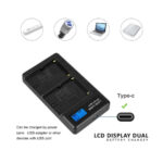Kit de 2 baterías NP-F970 con cargador doble