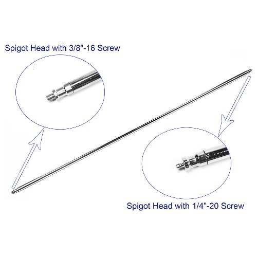 Century en Acero Cromado con 2 galletas (106cm) 7 Century en Acero