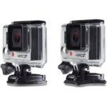 Soportes adhesivos planos y curvos para GoPro